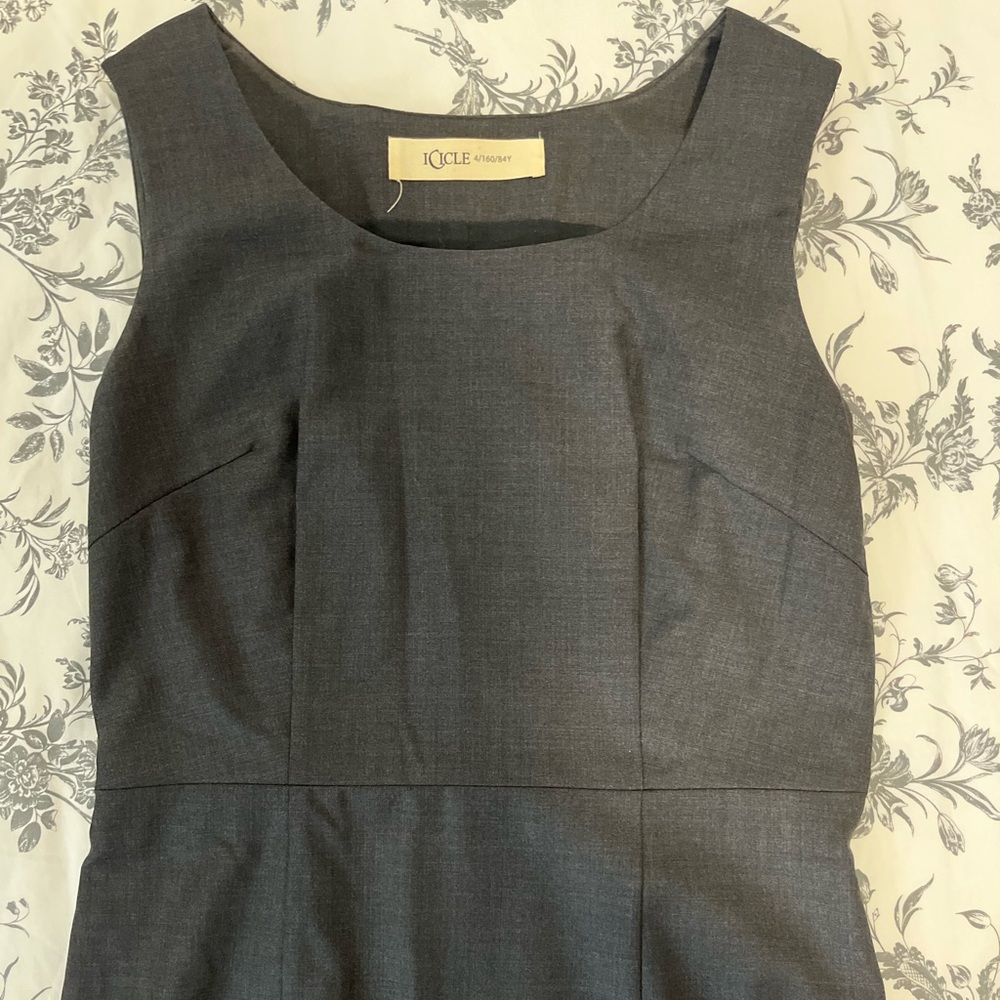 Gray office dress